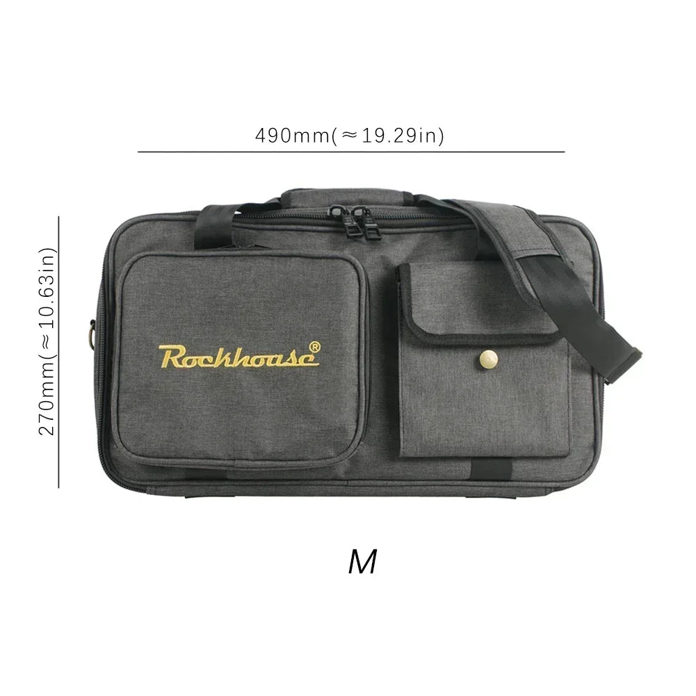 For Guitar Players Compact Pedal Bag Guitar Pedalboard Bag Music Transport Compact Musician Storage Solution Storage Bag