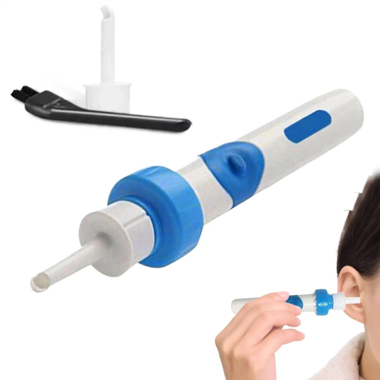 Electric Earpicks Earwax Tool For Children Adults Cleaning Earwax Cordless Safety Vibration Suction Spoon Ear Cleaner Earpicks