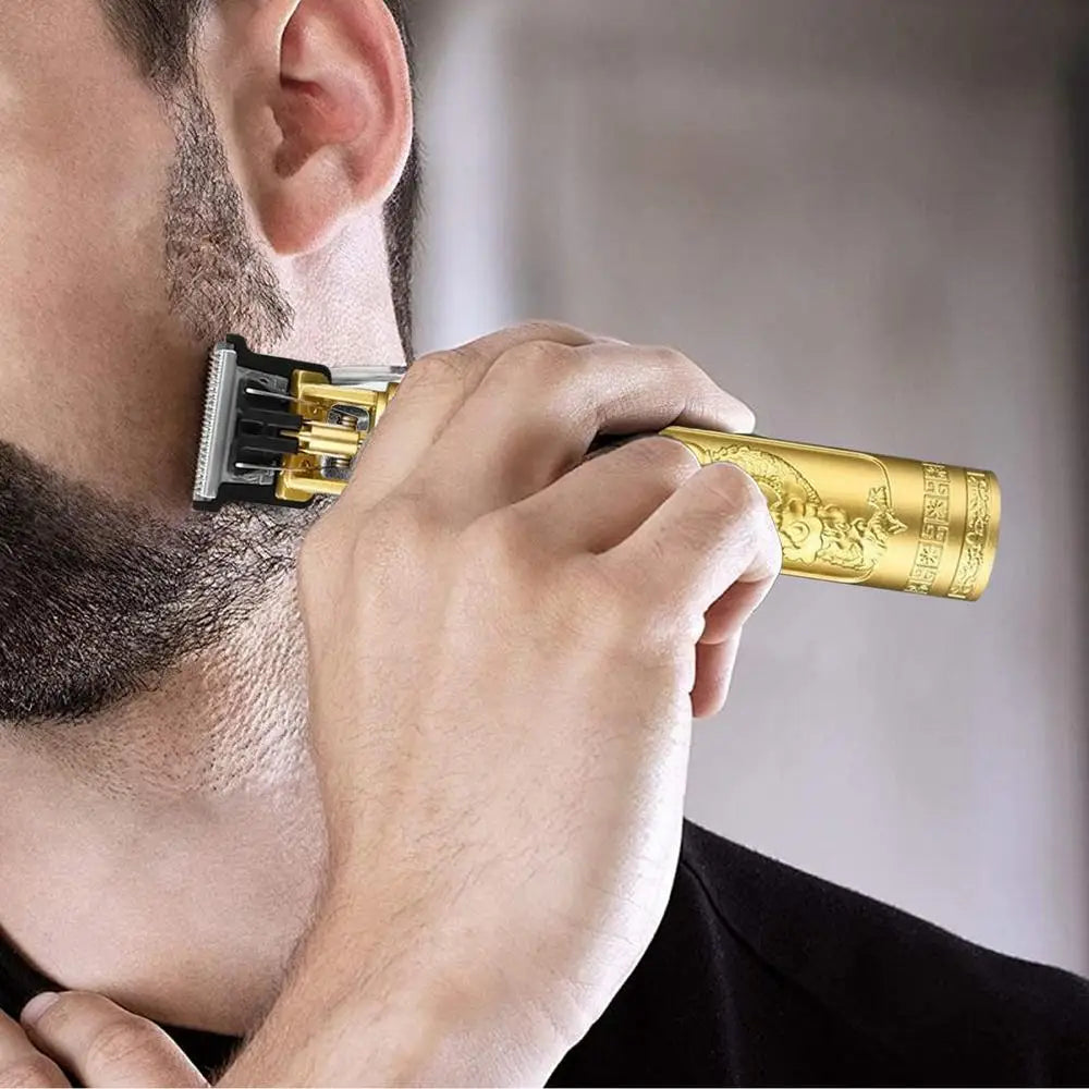 Cordless Hair Clippers Cordless Trimmers Kit Professional Grooming Tool for Daily Maintenance Post-Shower Travel Camping Sports