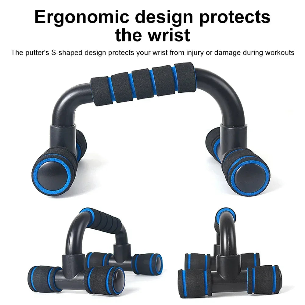 Portable Muscle Training Fitness Equipment Anti Skid Foam Handle Push Up Support Comfortable Household Fitness Equipment