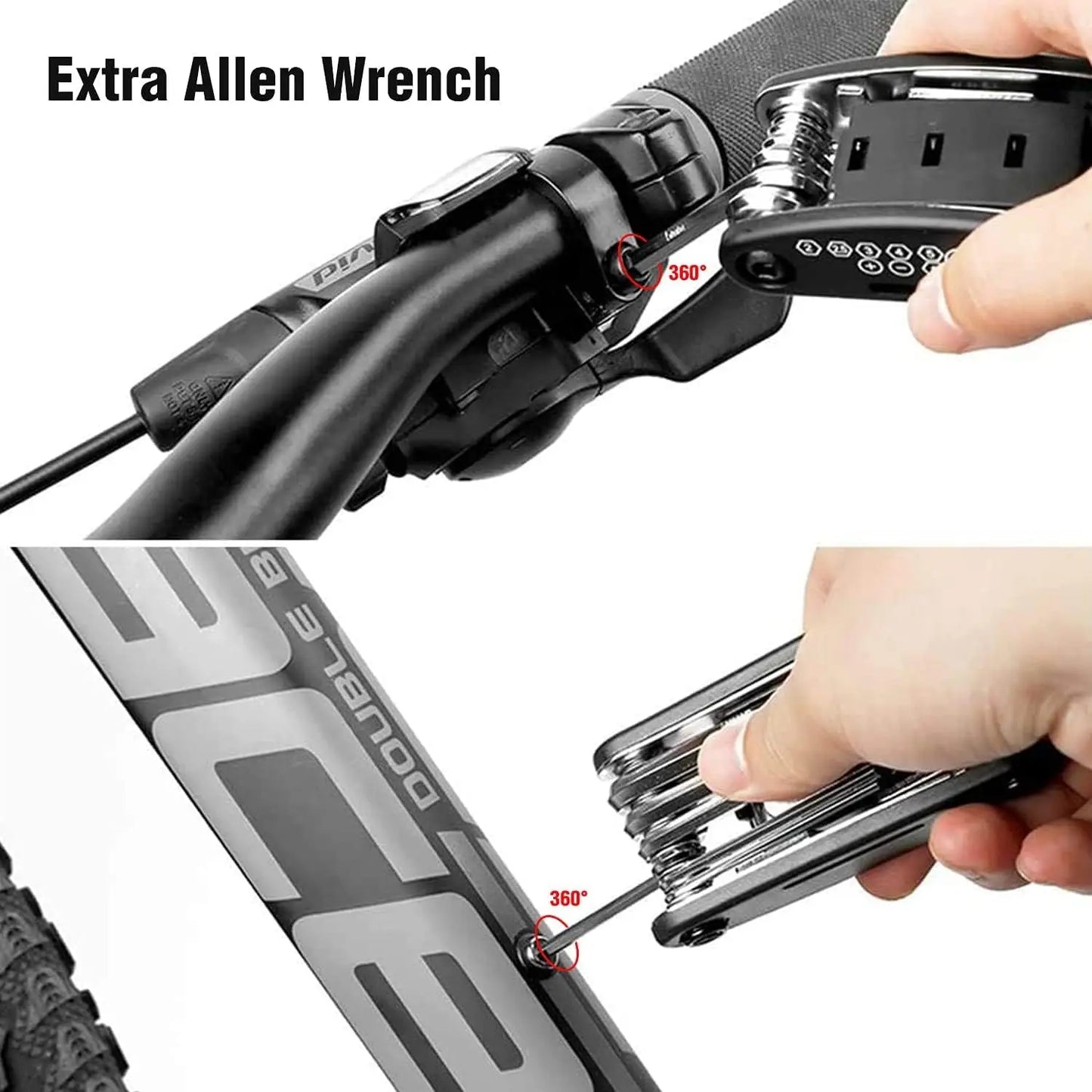 Multi Fuctional Tool 16 in 1 - Bike Tool Kit - Repair Kit for Bike, Mountainbike, E-Bike - Bicycle Mutli Set