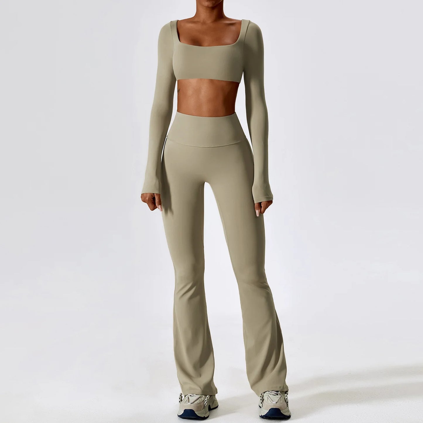 Yoga Set 2PCS Seamless Women Sportswear Workout Clothes Athletic Wear Gym