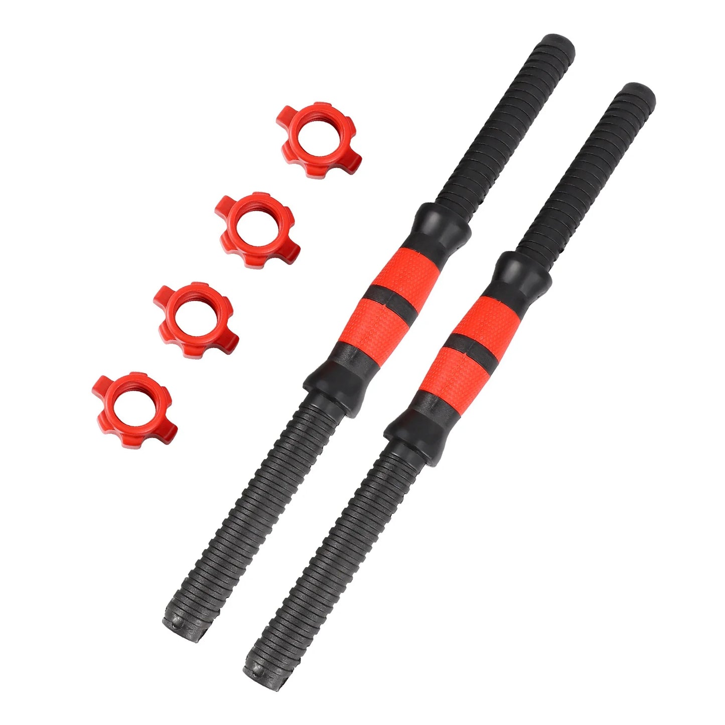 Dumbbell Bar 2Pcs Dumbbell Bars Durable Prime Dumbbell Handle Barbell Handle Dumbbell Bars for Sport Workout Training Gym