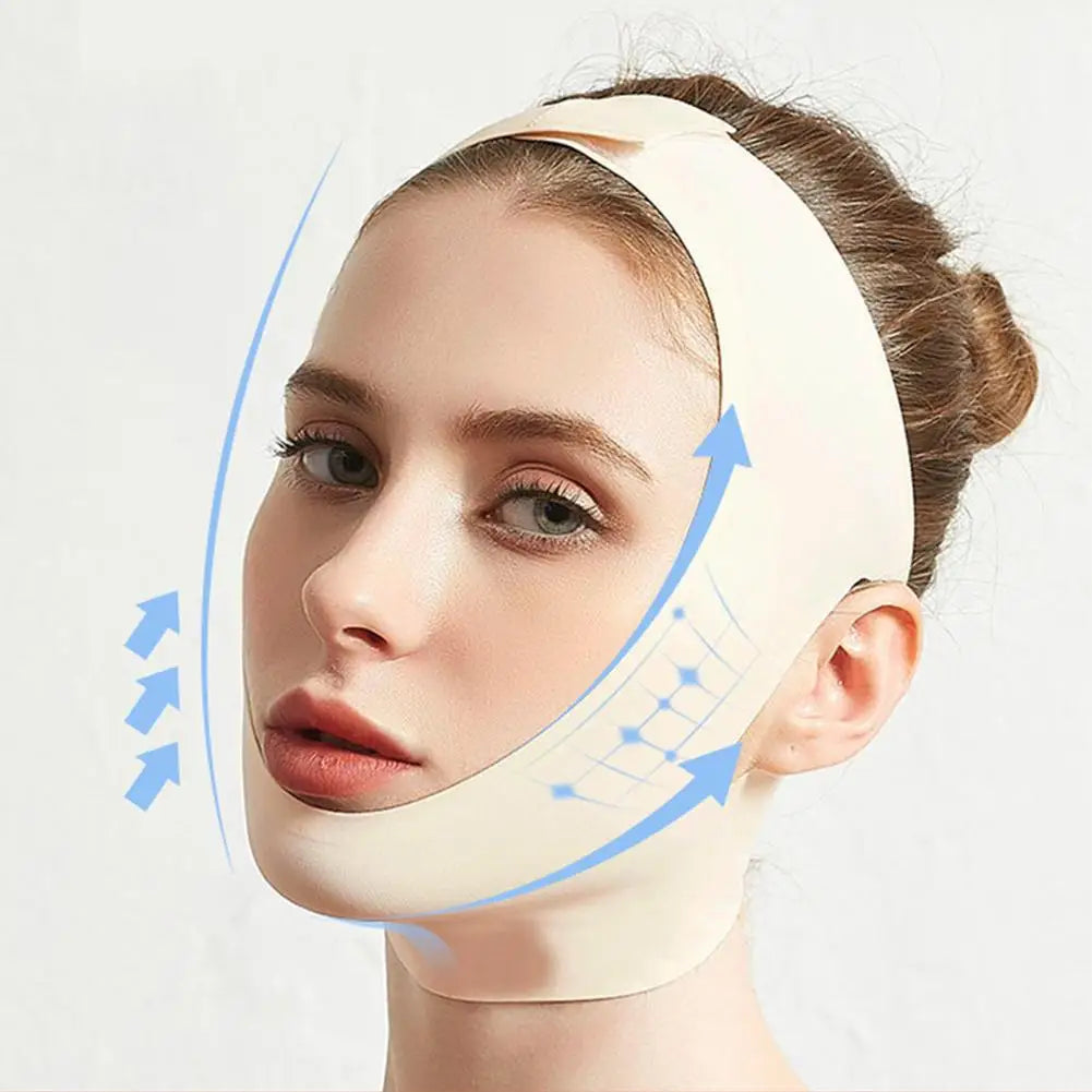 Face V Shaper Mask Face Skin Smoothing Lift Up Bandage Double Chin Tighten Breathable & Comfortable