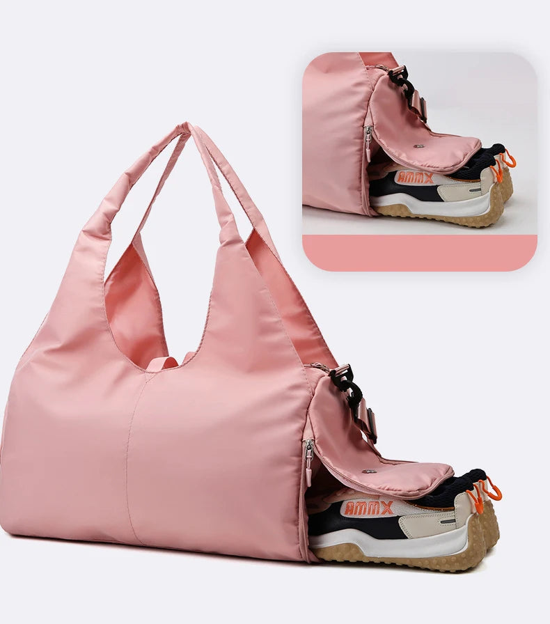 Yoga Mat Bag, Women's Sports and Fitness Bag, Handbag, Luggage Bag, Wear-Resistant, Large Capacity Storage Travel Bag