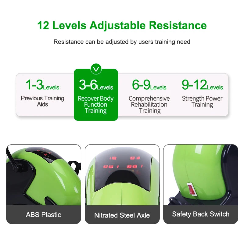 Portable Therapy Electric Arm Foot Pedal Fitness Machine