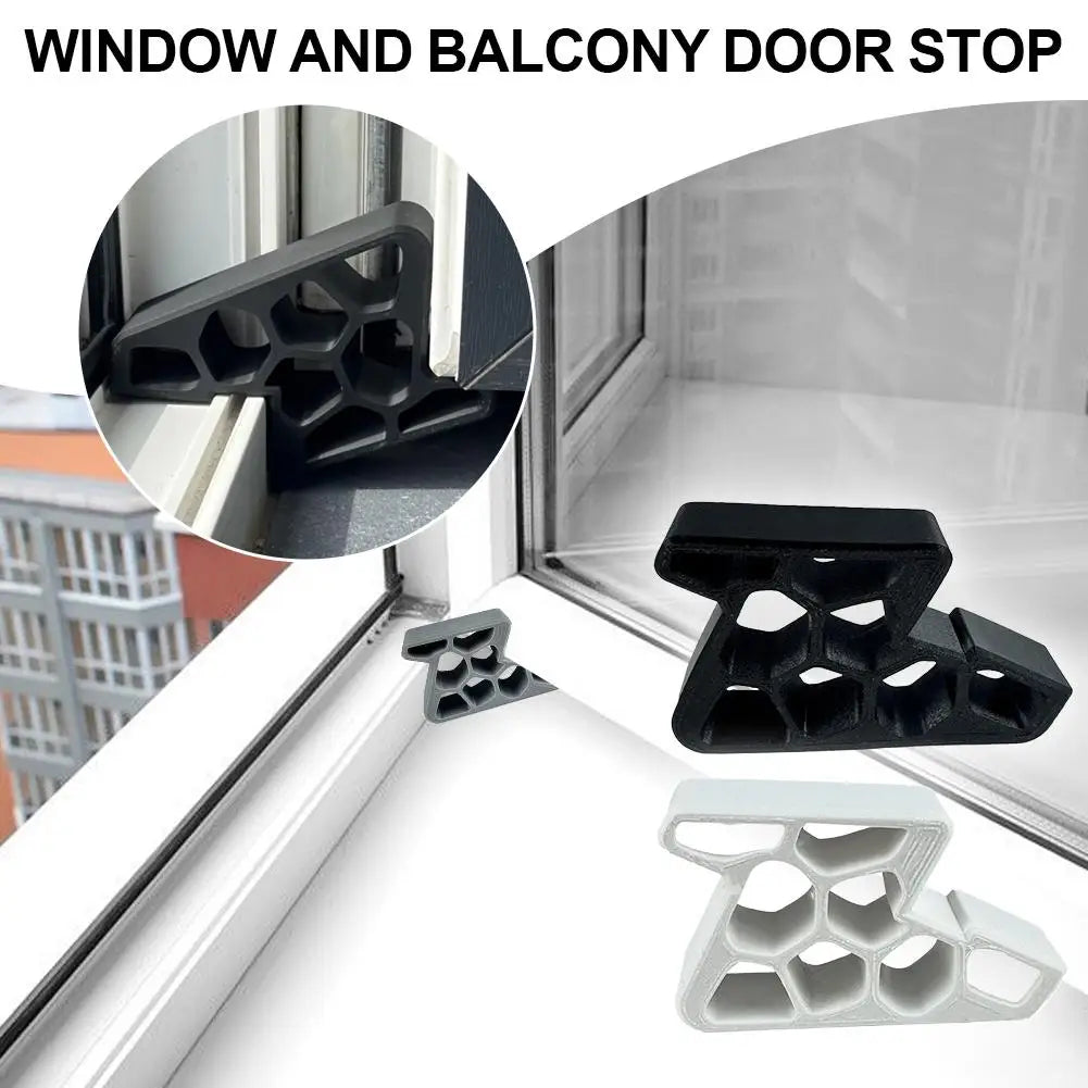 Heavy Duty Door Stopper  for Balcony Sliding Window/Door Anti-Collision Limiter for Home Office Bathroom Kitchen
