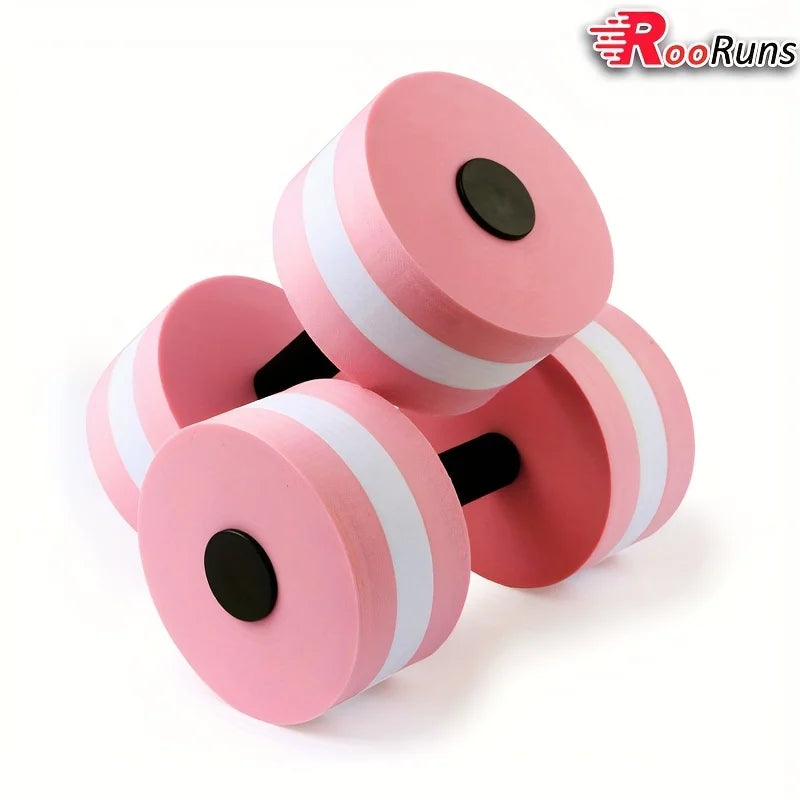 1PC High Quality EVA Water Foam Floating Dumbbell Fitness Equipments Foam Aqua Dumbbells for Swim Pool Fitness Dumbbell
