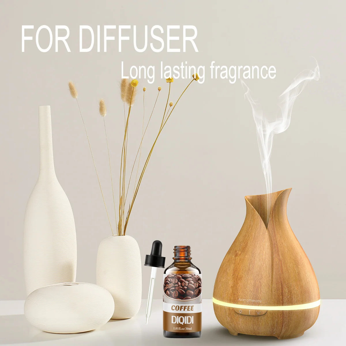 Coffee essential oil, home essential oil, clear air, perfume candle, DIY essential oil, hotel, office, bedroom use. Aromatherapy