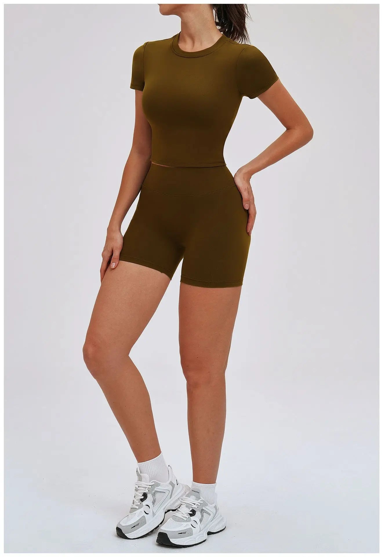Yoga Set for Women 2026 Beauty Back Tight-Fitting Versatile Yoga Outfit Outdoor Running Sports Set