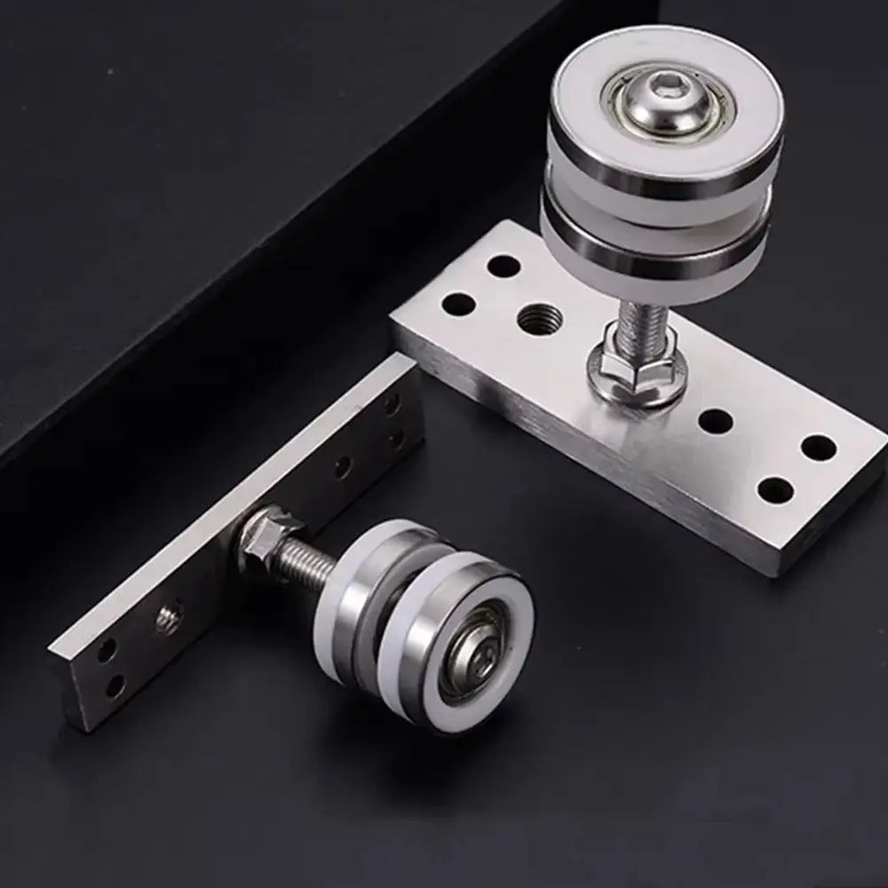 Heavy Duty Folding Door Pulley Silent Operation Durable Construction Hanging Wheel Universal Design High Load-Bearing