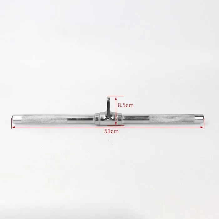 Gym Home Equipment Accessories Lat Pull Down Bar，Chrome-plated Surface Anti-rust High Load-bearing Fitness Tricep Rope Training