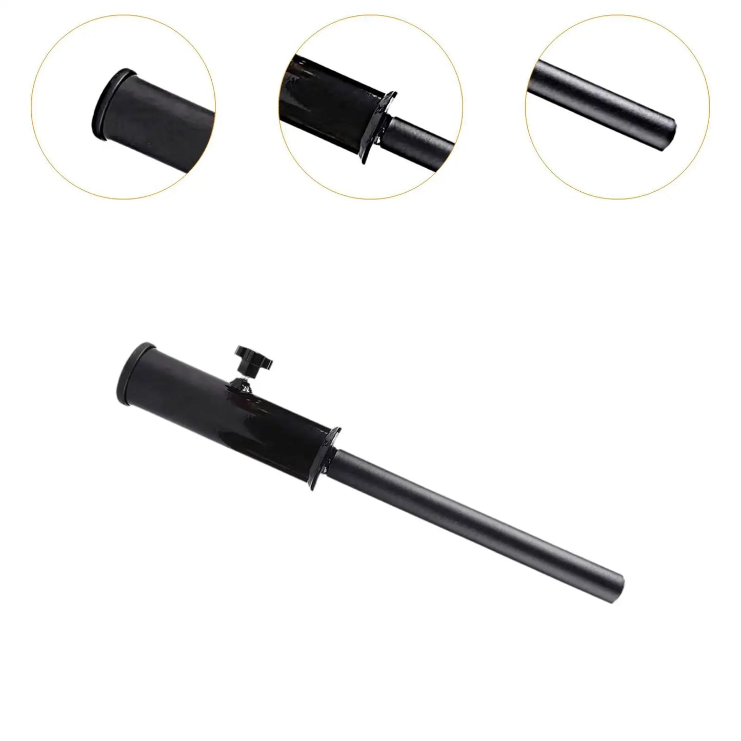 Landmine Attachment Fittings for 2 inch Bar Fitness Handle Fitness Straight Bar for Core Muscles Triceps Exercise Squats Biceps