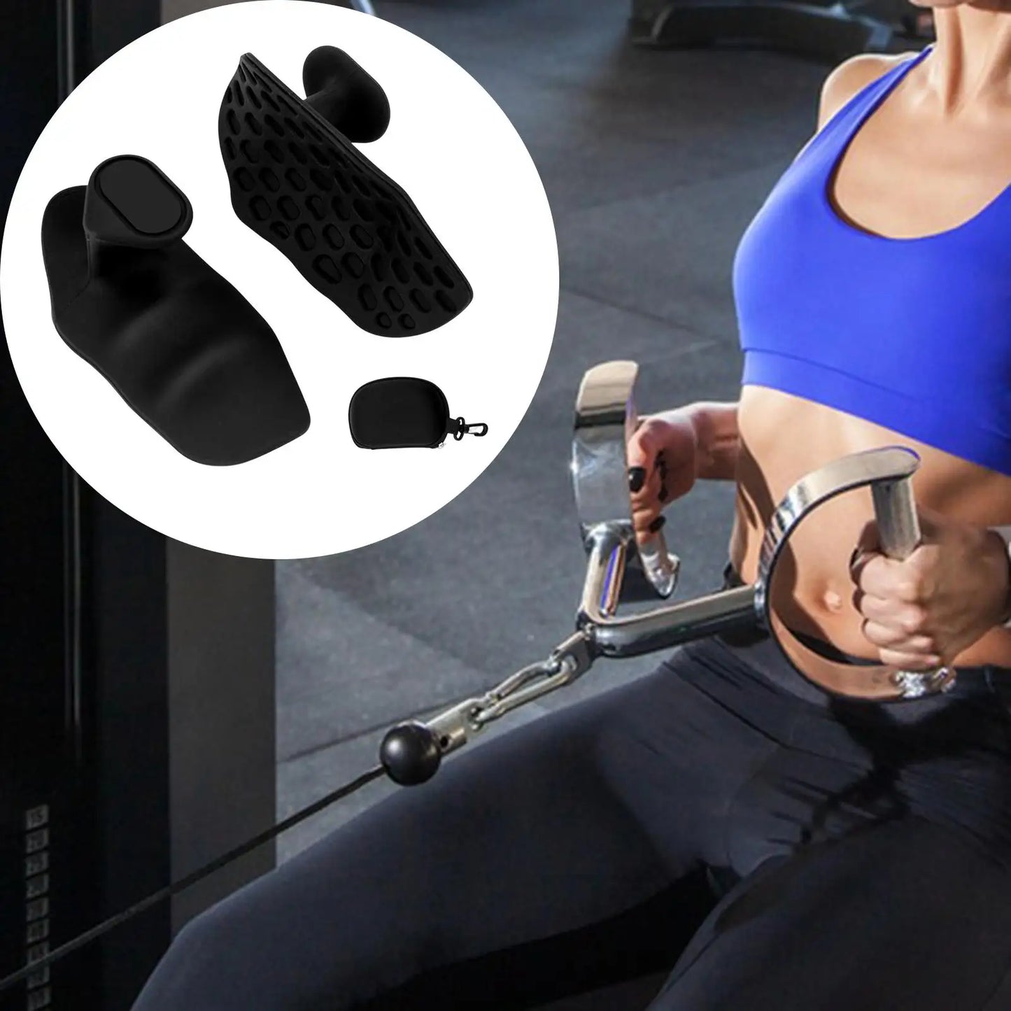 Gym Grips for Weight Lifting Pull up Grips for Bodybuilding Sports Equipment Crosstraining Palm Grip Hand Protection Nonslipping