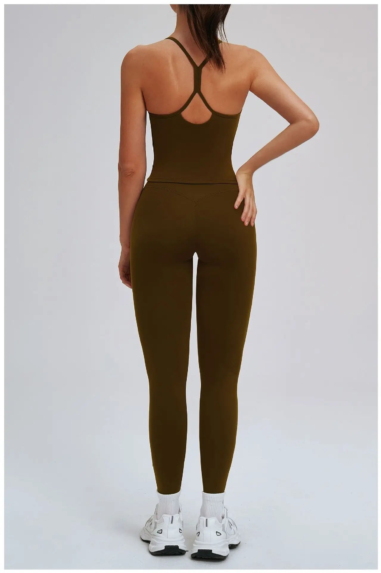 Yoga Set for Women 2026 Beauty Back Tight-Fitting Versatile Yoga Outfit Outdoor Running Sports Set