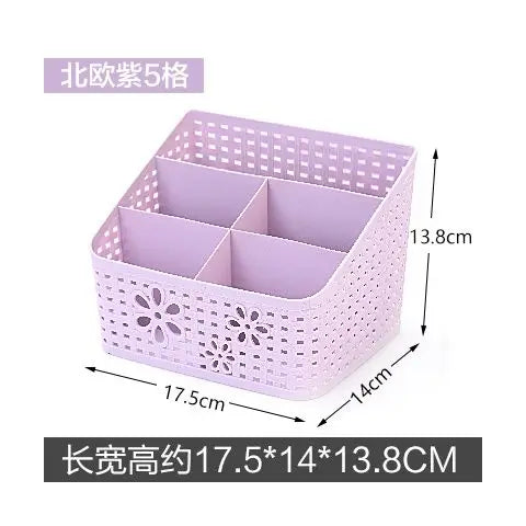 Hot selling Multifuction Home Office Desk Storage Boxes Plastic Organizer decoration basket pencil Phone Holder ZL301-5