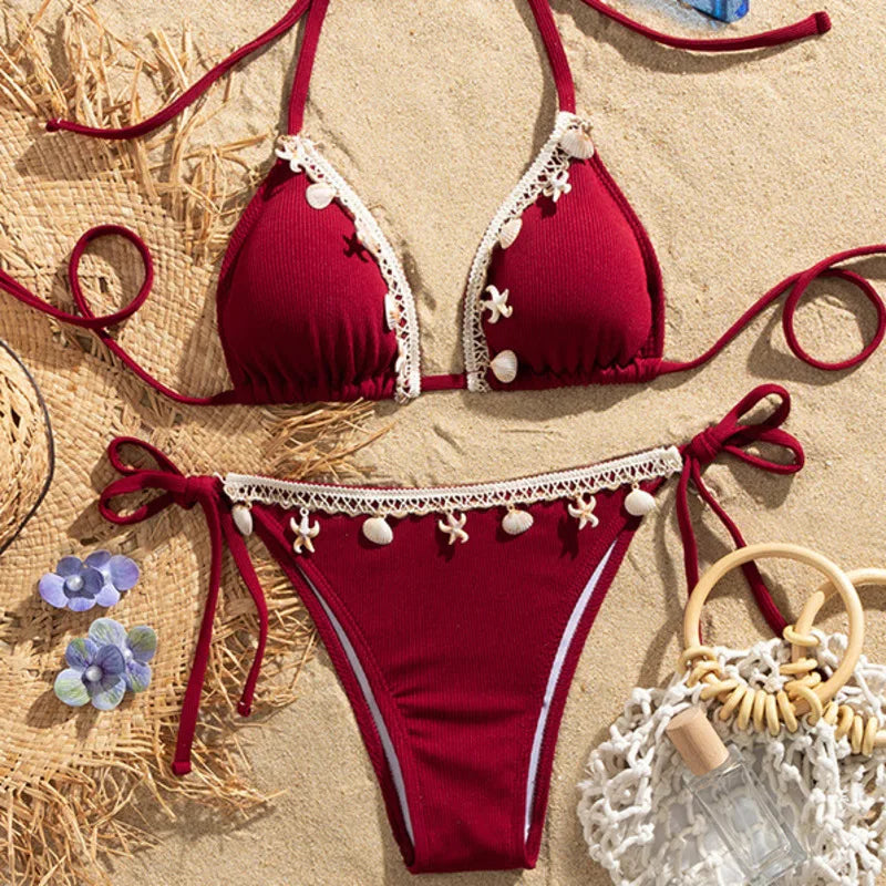 Sexy Bikinis 2026 Women's Swimwear Female Swimsuit For Swimming Wear Bathing Suits Brazilian Bikini Set Beachwear Pool Bather