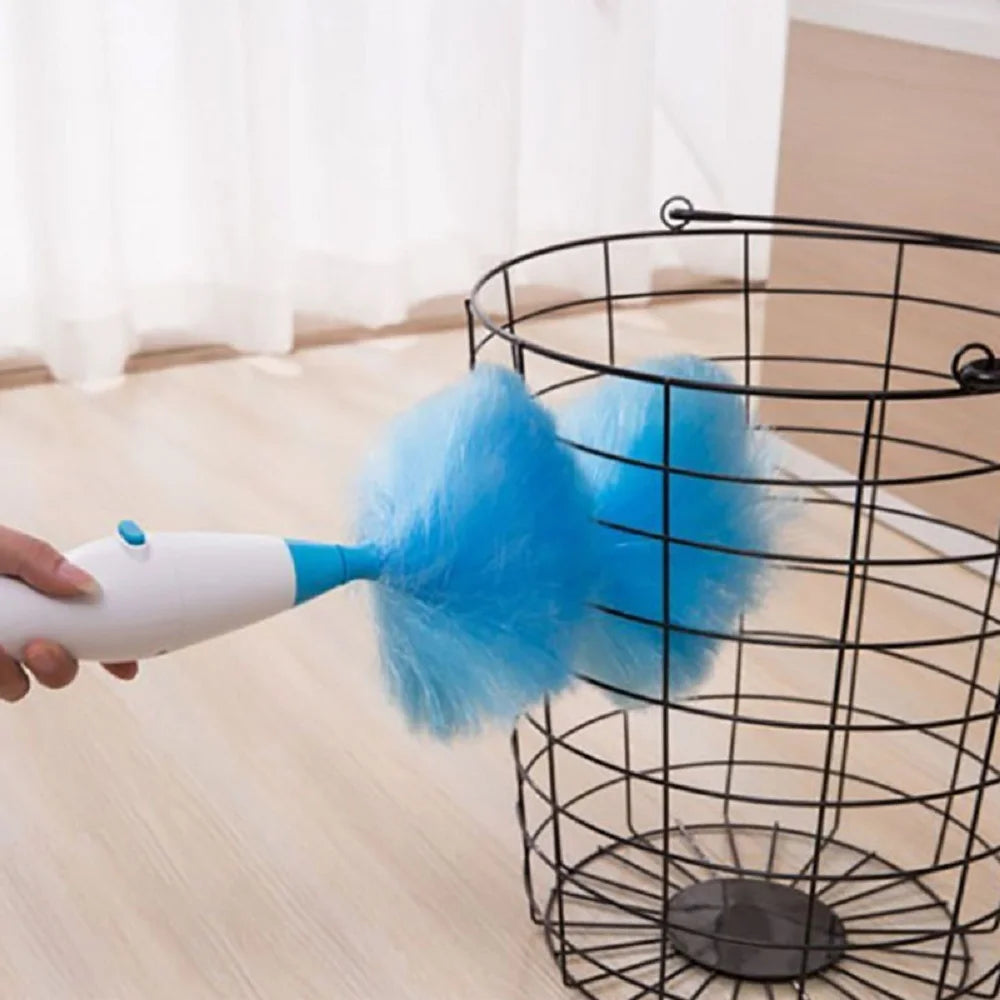 Electric Spin Feather Duste Adjustable Dust Cleaner Household Window Blinds Cleaning Brush Tool Household Helper