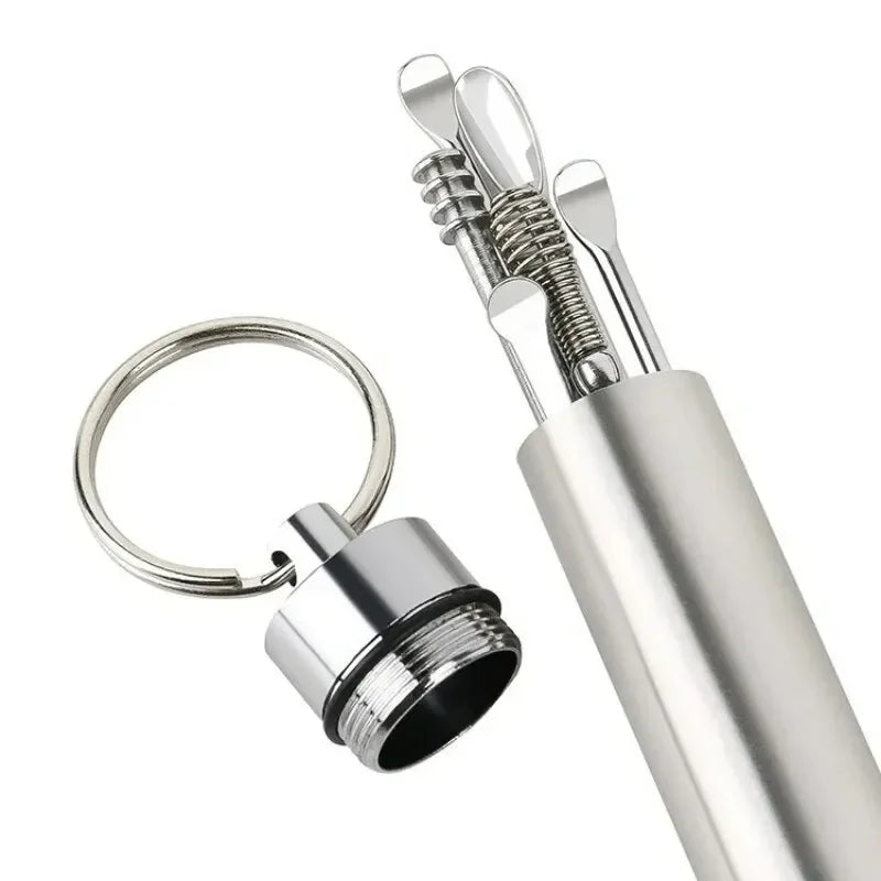 Ear Pick Six-Piece Set Ear Cleaning Ear Picking Earpick Convenient Portable Ear Pick Household for Adults
