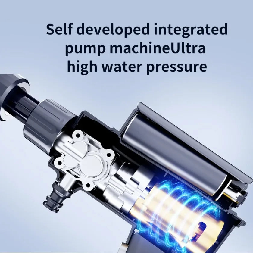 Car Washing Machine Water Gun High Pressure Household Folding Mini Wireless Electric New Supercharging Artifact Rechargeab