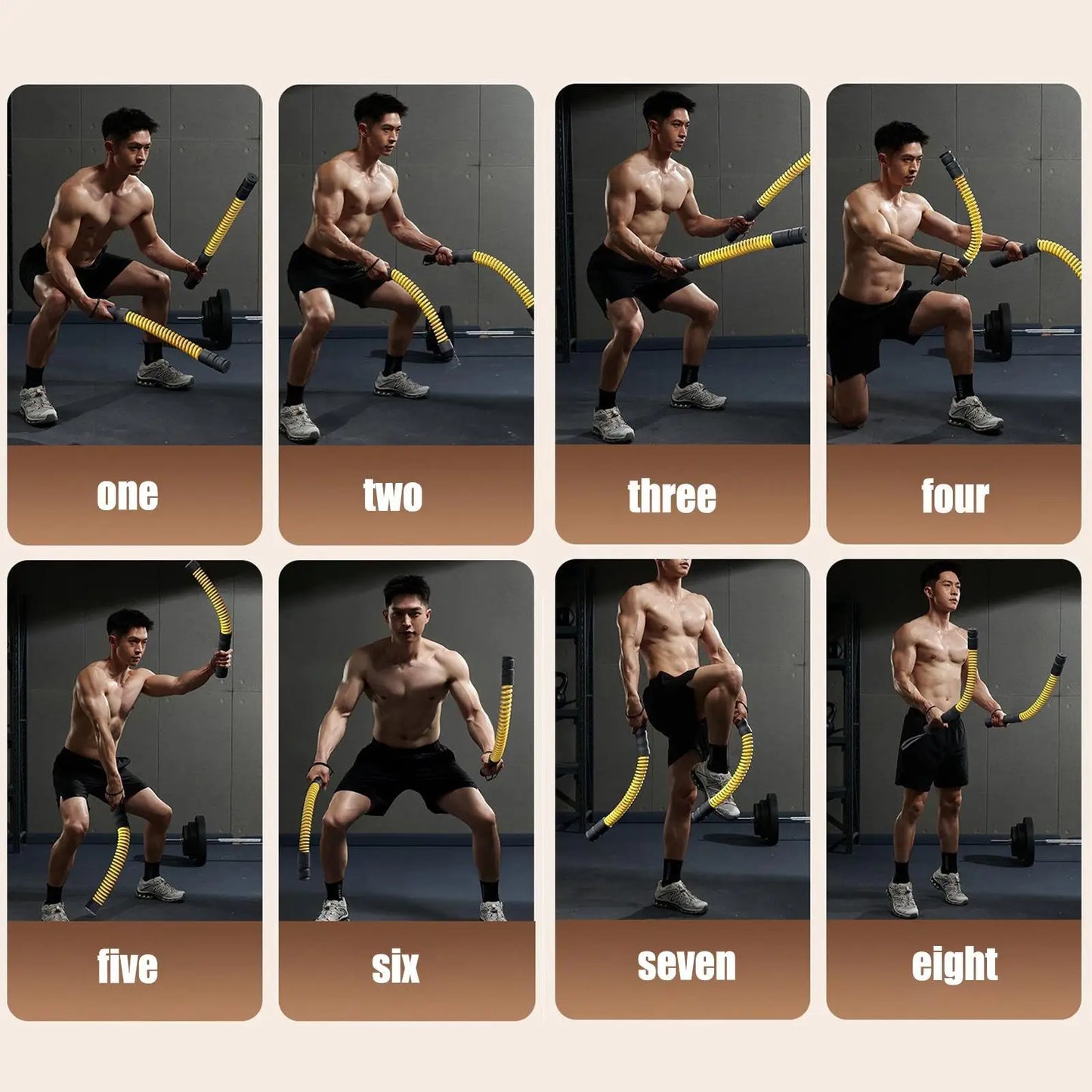 Weighted Exercise Ropes Weighted Workout Trainer Equipment 2-Pieces Adjustable Training Ropes For Athletes Boxers Bodybuilders