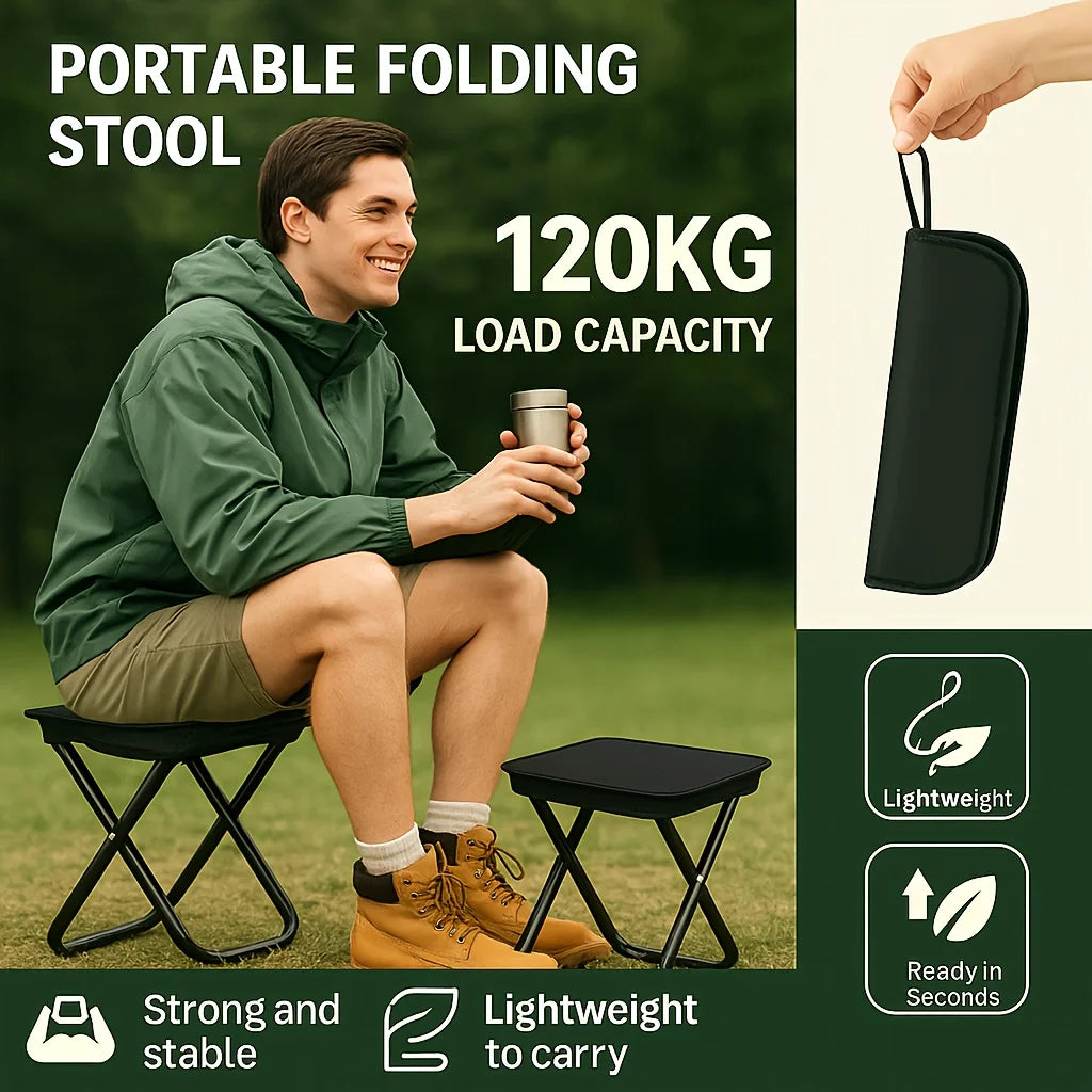 Compact Camping Stool For Travel Camping Stool Attractive Design Compact Folding Size Lightweight Construction