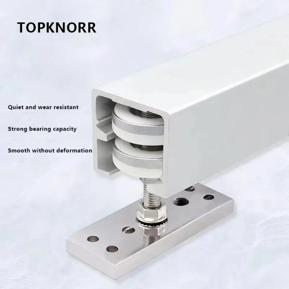Heavy Duty Folding Door Pulley Silent Operation Durable Construction Hanging Wheel Universal Design High Load-Bearing