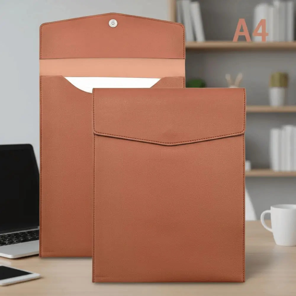 Storage Bag Simple A4 File Folder Large Capacity Waterproof Document Bag Portable Vertical Paper Organizer Contract Storage