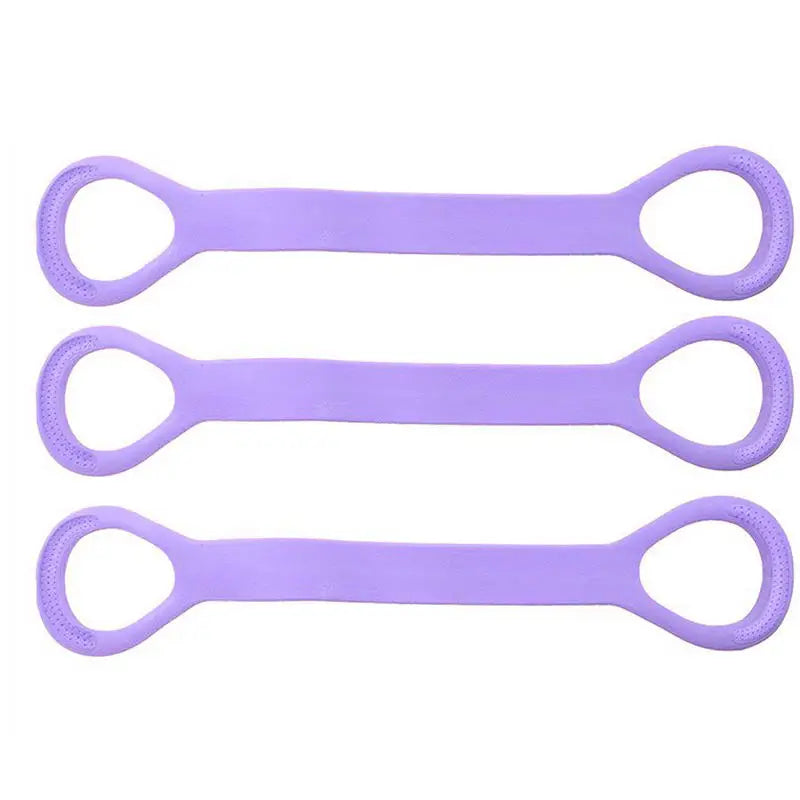 Pilates Resistance Band 8 Shaped Elastic Stretcher Home Fitness Open Shoulder Back Shaping Pulling Band Shoulder Exercise Rope