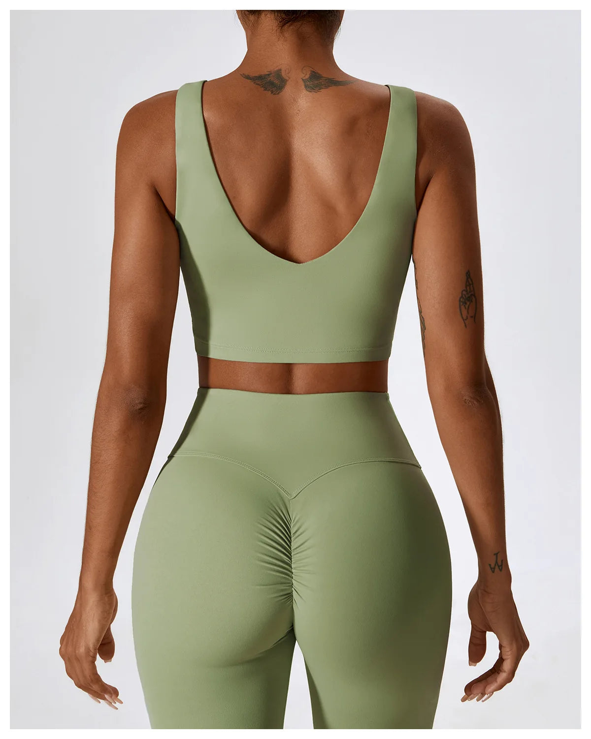 Yoga Set 2PCS Seamless Women Sportswear Workout Clothes Athletic Wear Gym