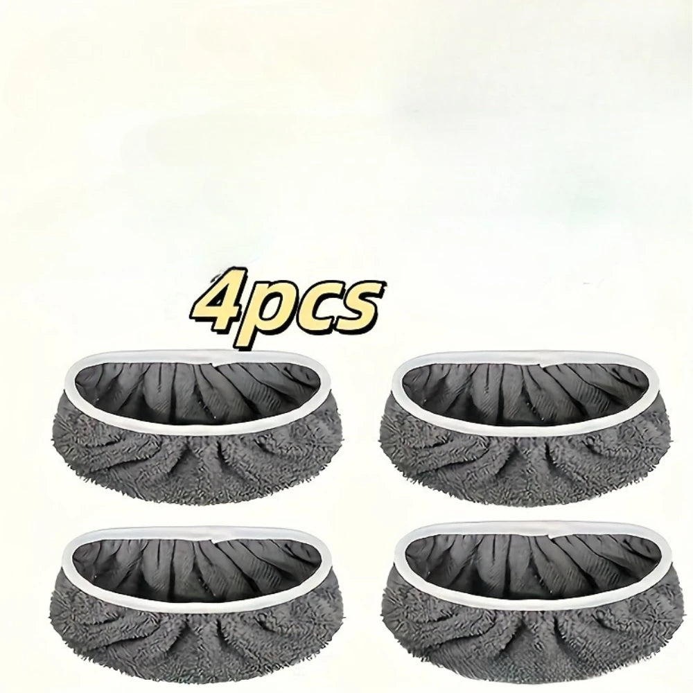 A Set of  High-quality Reusable Mop Replacement Pads: Washable, Durable, Wet and Dry Dual-use, Highly Absorbent,