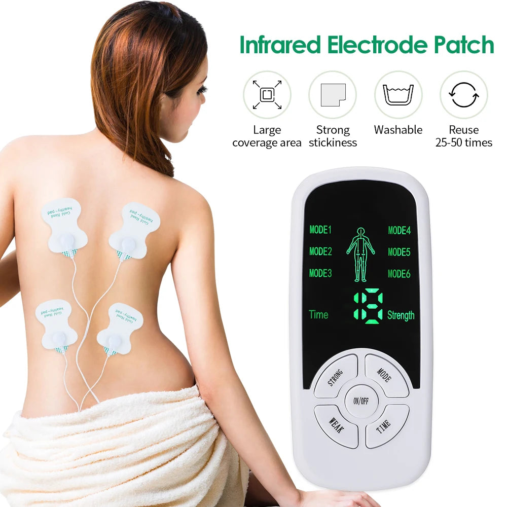 EMS Pulse Electric Muscle Stimulator Back Neck Body Massager