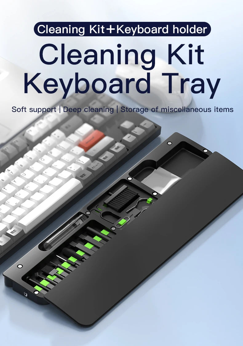 Cleaning Set: Computer Keyboard Cleaning Brush, Headphones, iPad, Mobile Phone Cleaning Pen, Keyboard, Camera Cleaning Brush