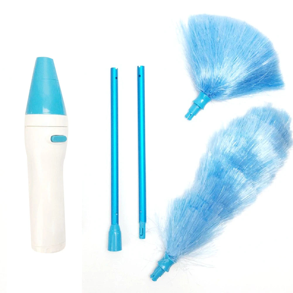 Electric Spin Feather Duste Adjustable Dust Cleaner Household Window Blinds Cleaning Brush Tool Household Helper