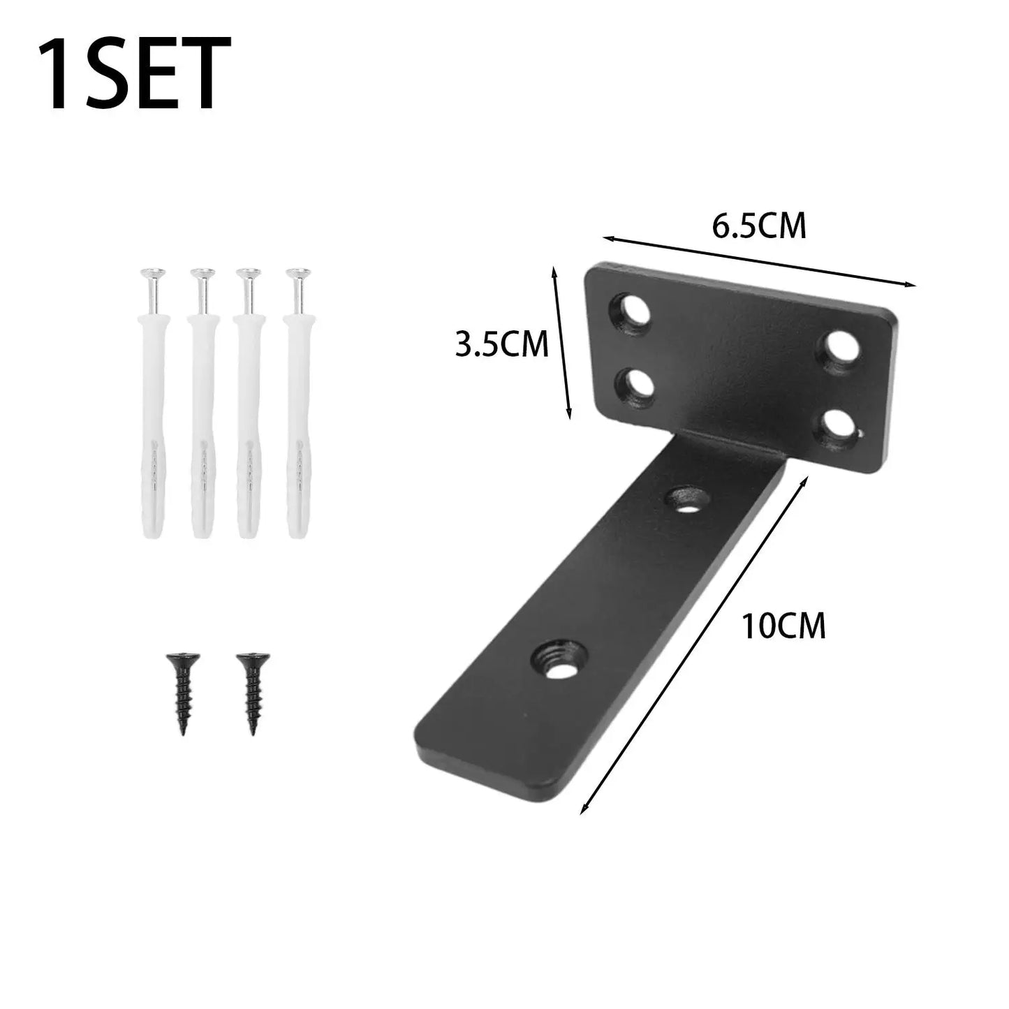 L-Shaped Shelf Brackets Wall Mount Heavy Duty Floating Shelves Bookshelf Partition Fixing Heavy Duty Bracket Hardware Support