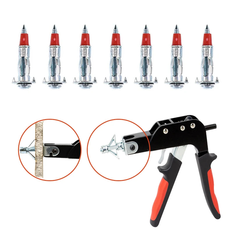 Heavy Duty  Molly Bolt Hollow Drive Wall Anchor Screws Kit Drywall Cavity Plug Dowel for Plasterboard Hanging Fasteners