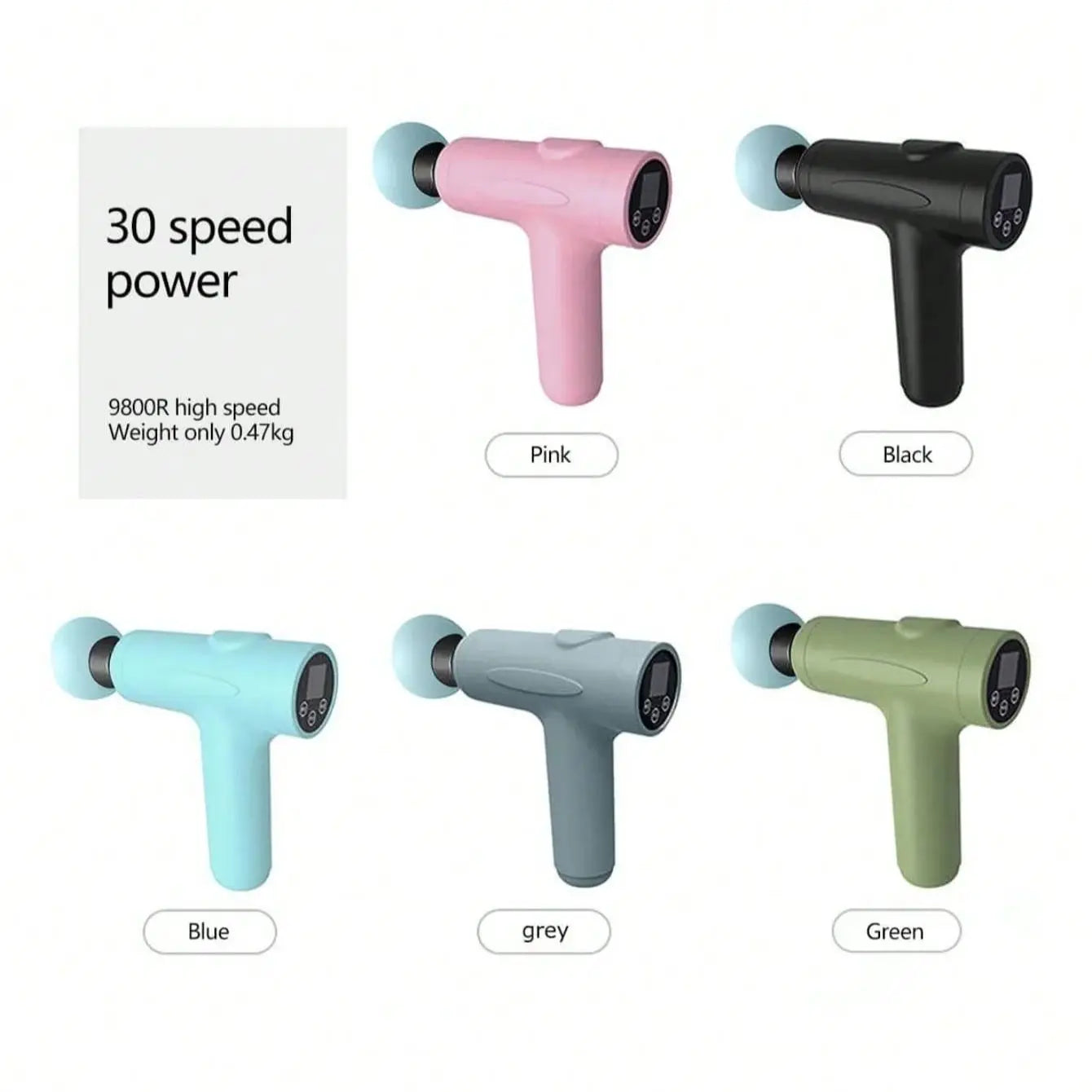 2026 1PC Customized Powerful Fascia Gun Full Body Massager to Release Muscle, Same as the Celebrity Model USB-Powered