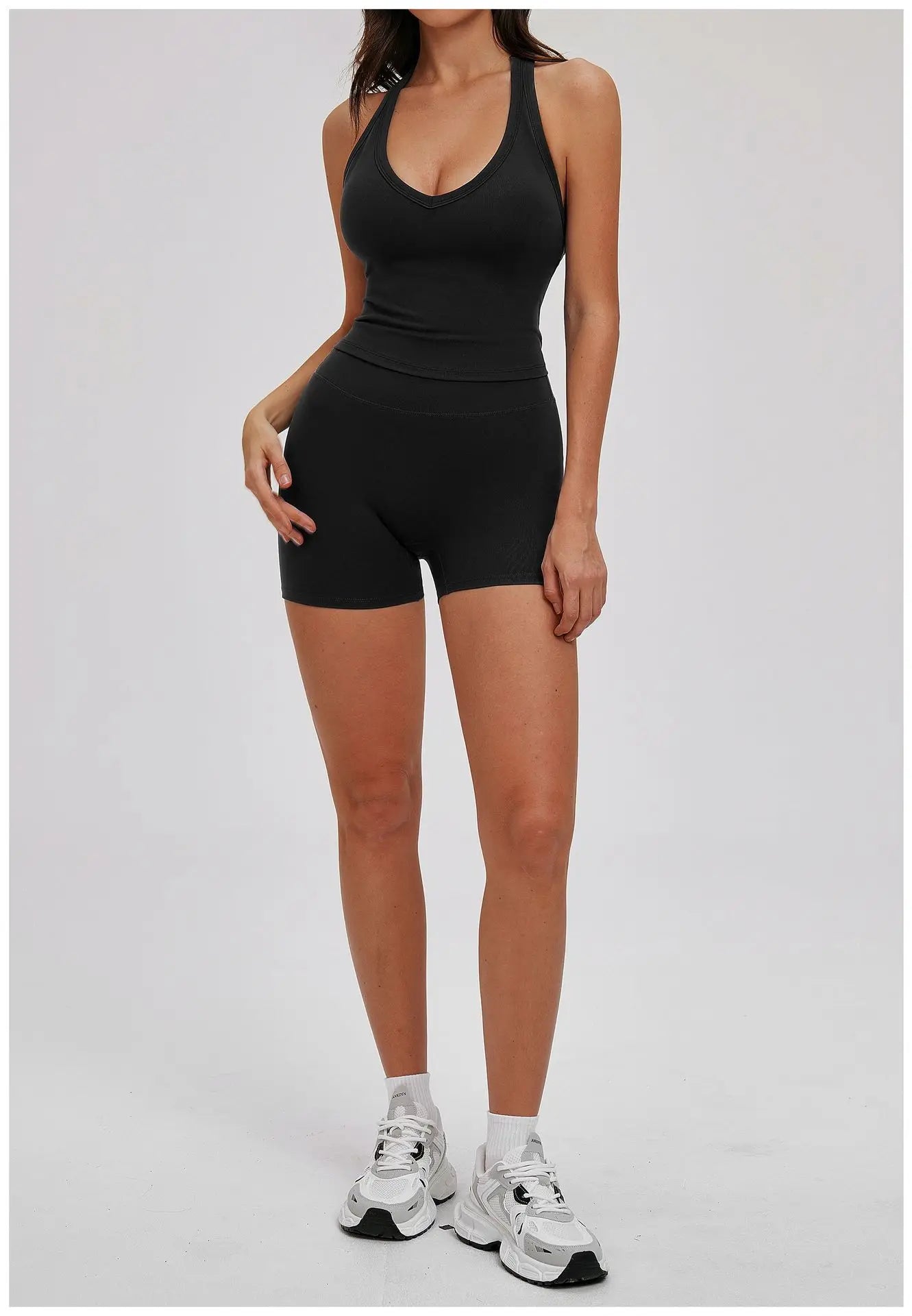 Yoga Set for Women 2026 Beauty Back Tight-Fitting Versatile Yoga Outfit Outdoor Running Sports Set