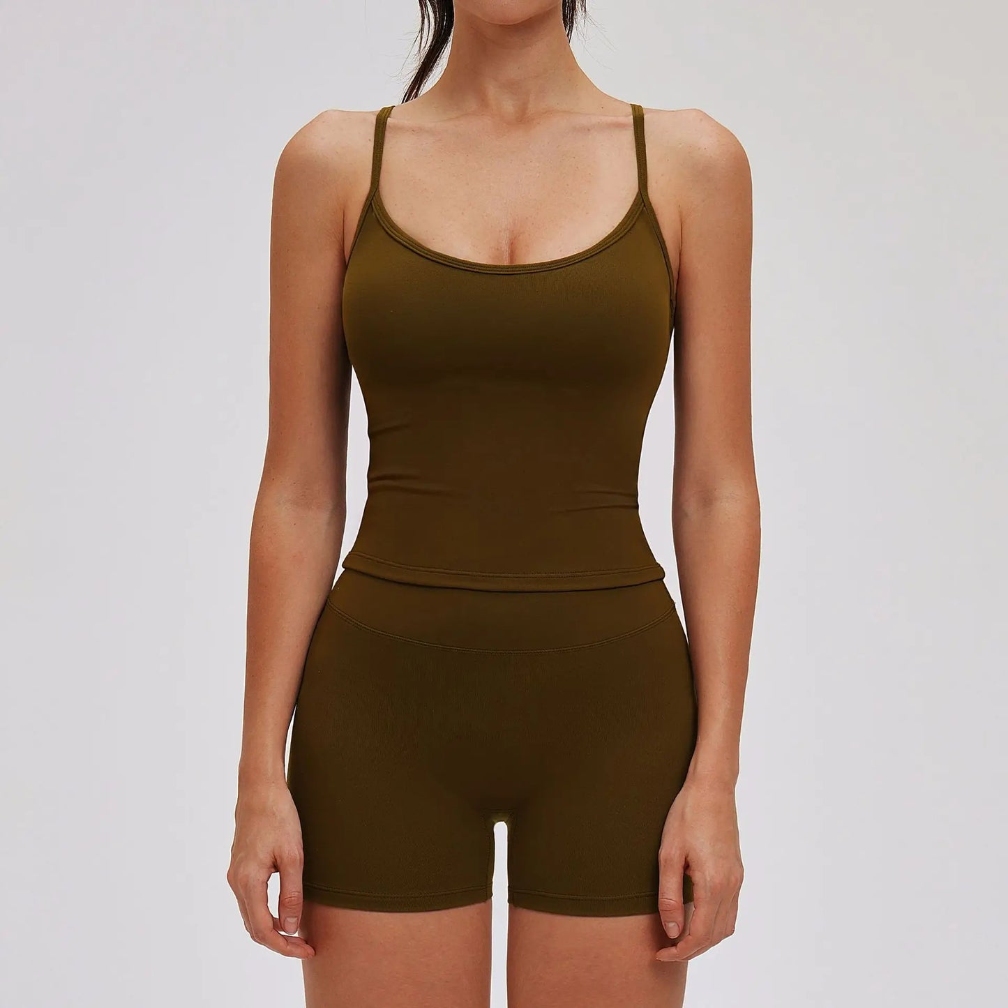 Yoga Set for Women 2026 Beauty Back Tight-Fitting Versatile Yoga Outfit Outdoor Running Sports Set