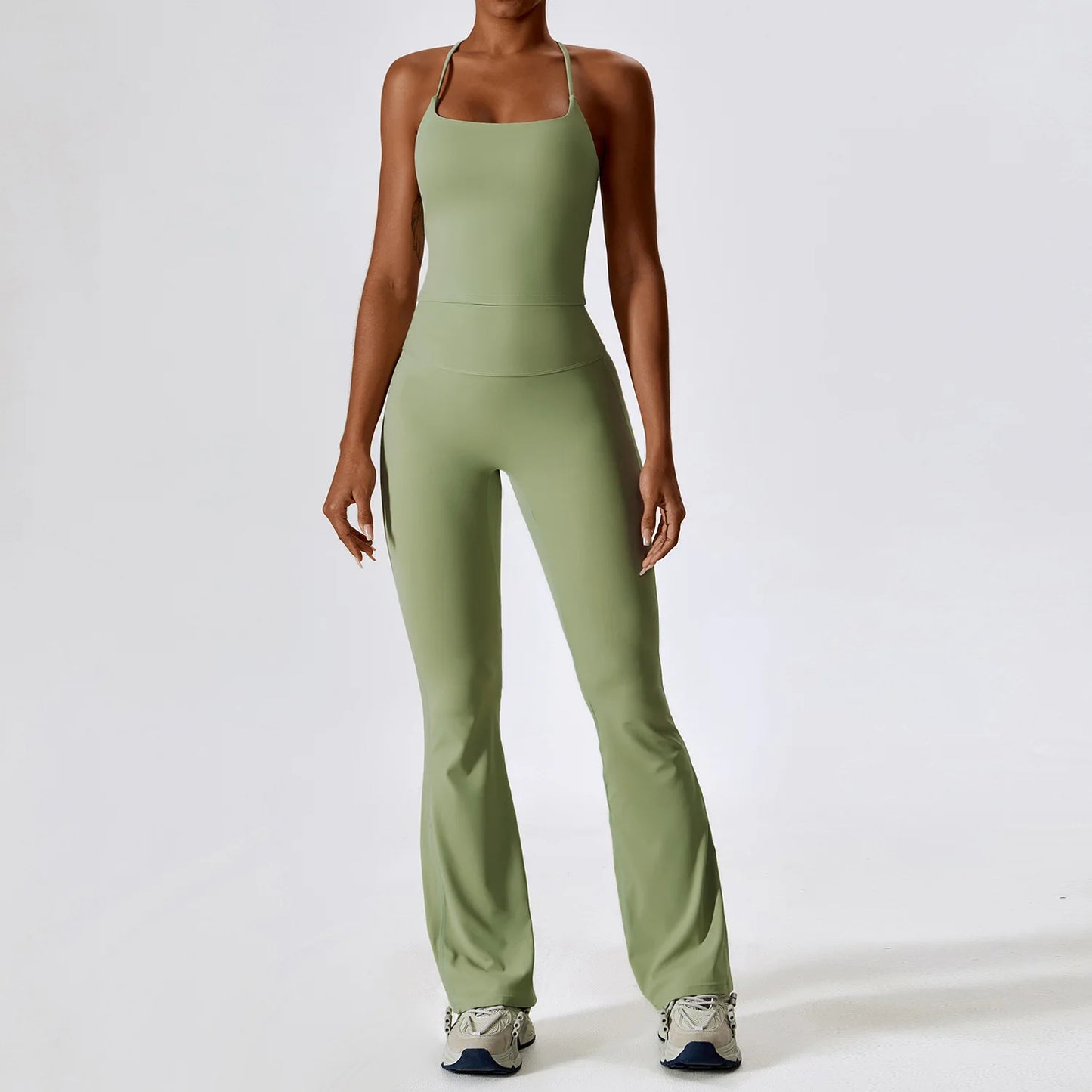 Yoga Set 2PCS Seamless Women Sportswear Workout Clothes Athletic Wear Gym
