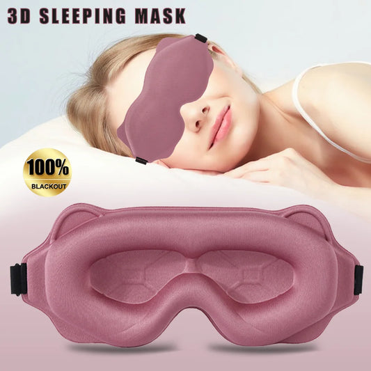3D Sleeping Mask Block Out Light Soft Padded Sleep Mask