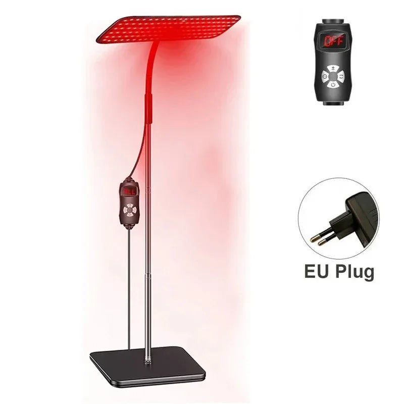 660nm 850nm Near Infrared Light Panel Red Light Lamp With Timer Face and Body Home Use