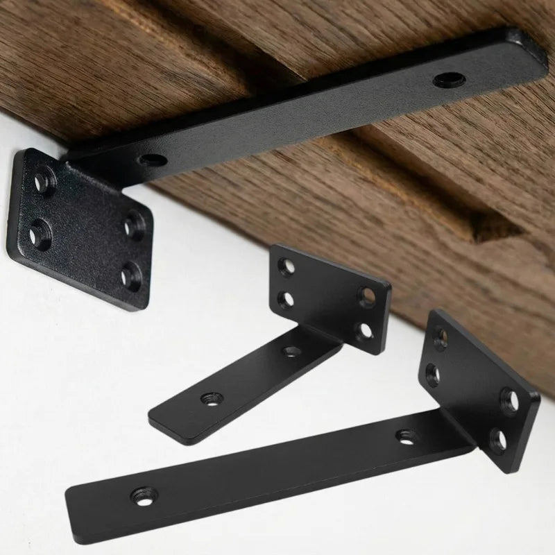 L-Shaped Shelf Brackets Wall Mount Heavy Duty Floating Shelves Bookshelf Partition Fixing Heavy Duty Bracket Hardware Support