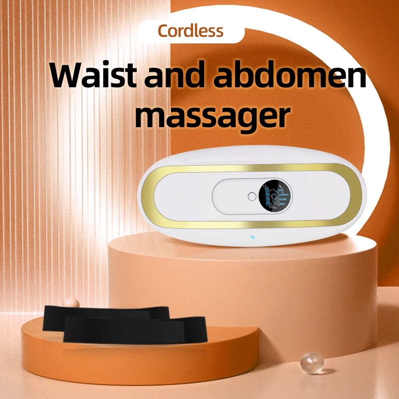 Functional massager, ergonomically designed, home exercise equipment, suitable for abdominal and leg areas, full-body massage.