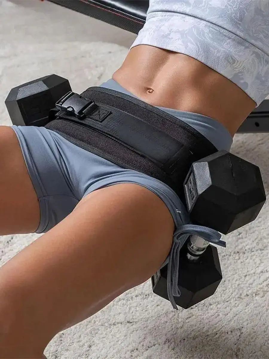 Adjustable Weighted Waist Belt, for Home Workouts, Dumbbell Training & Hip Shaping, Home Gym Fitness Equipment