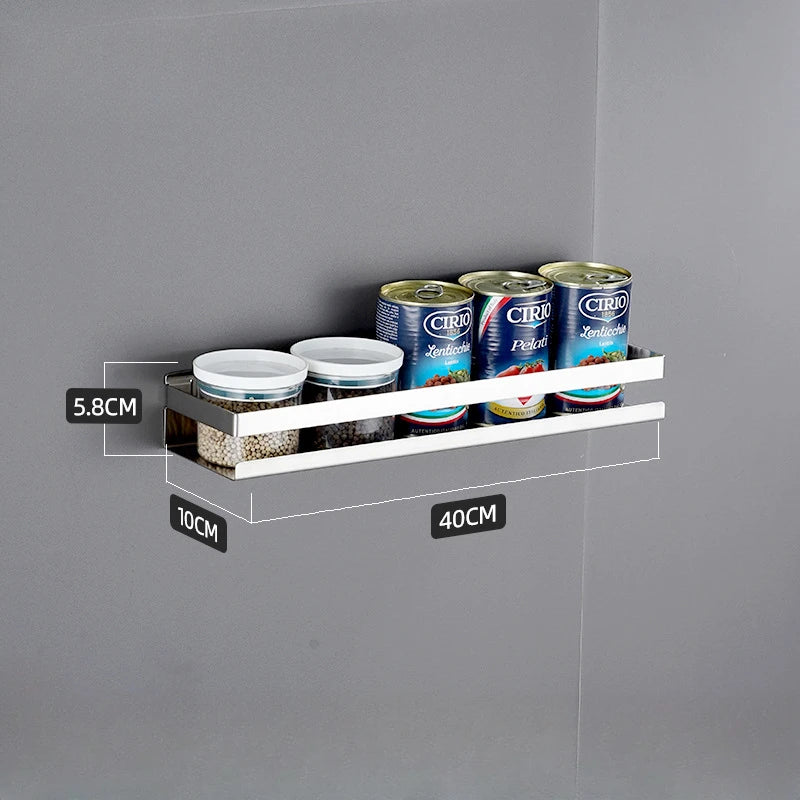 304 Stainless Steel Kitchen Useful Things for Home Kitchen Storage & Organization Bathroom Storage Shelves Kitchen accessories