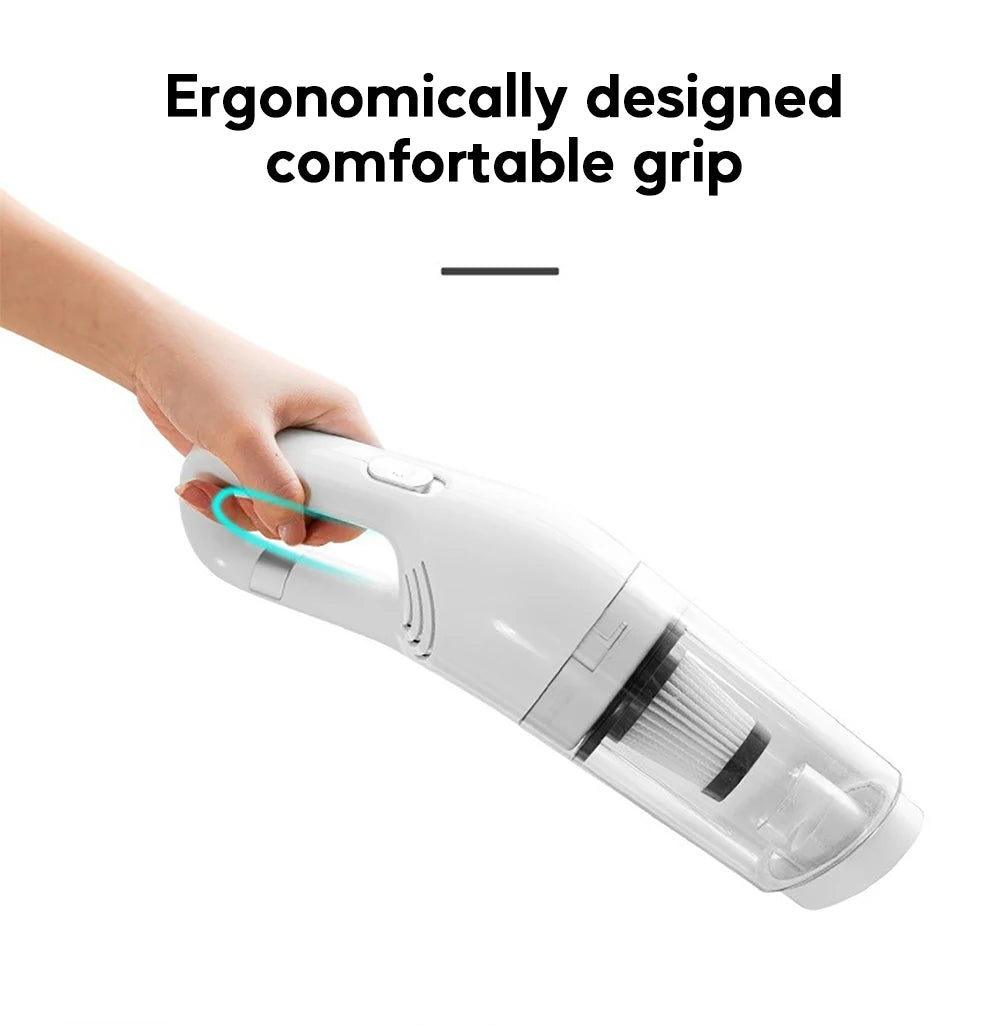 Pet Electric Cleaner Cat Hair Cleaning Vacuum Cordless 12000Pa Suction Portable For Dog Hair Carpet Remove Hand-held Cleaning