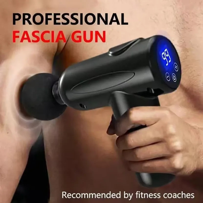 2026 1PC Customized Powerful Fascia Gun Full Body Massager to Release Muscle, Same as the Celebrity Model USB-Powered