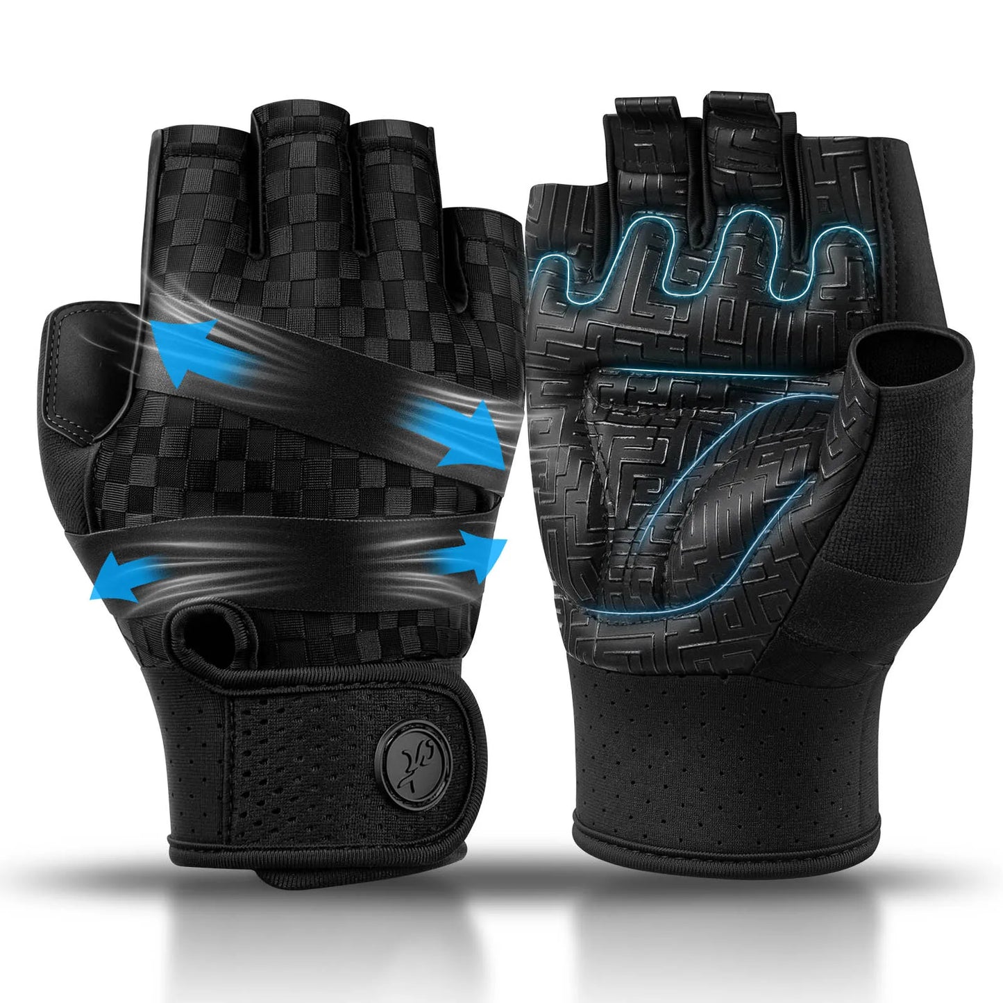 Gym Gloves for Men Sports Multi-use Breathable Gel Weight Lifting Gloves for Pull-ups,Training,Fitness,Road Bike Outdoor Cycling