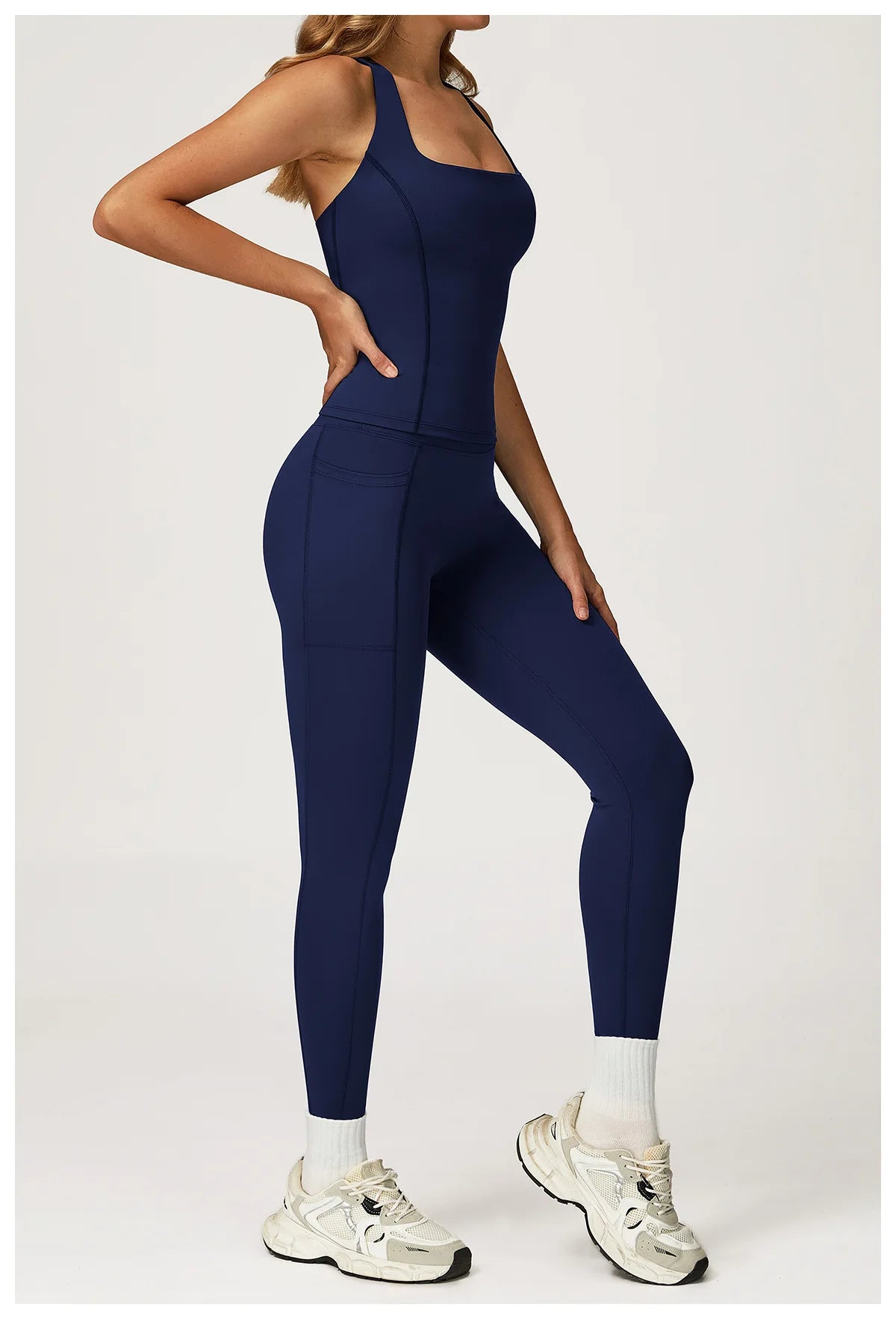 2PCS Yoga Set Gym Clothes Workout Sportswear Yoga Suits Women Tracksuits Fitness Outfits Sports Bra Gym Leggings